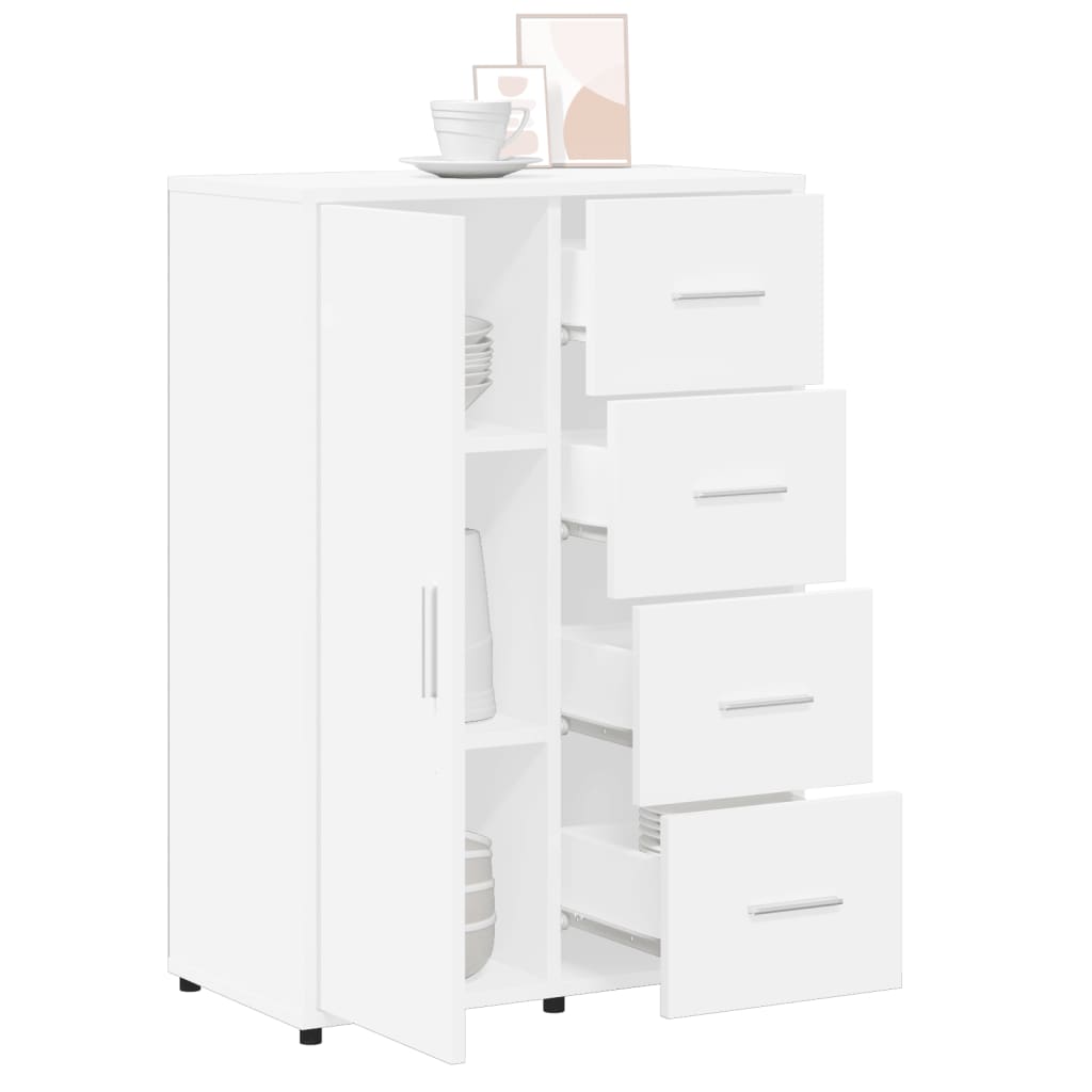Sideboards, 2 pcs., white, 60x31x84cm, engineered wood
