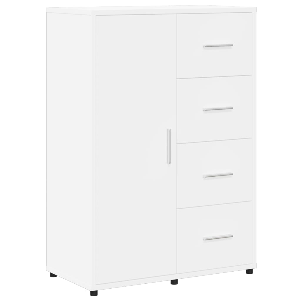Sideboards, 2 pcs., white, 60x31x84cm, engineered wood