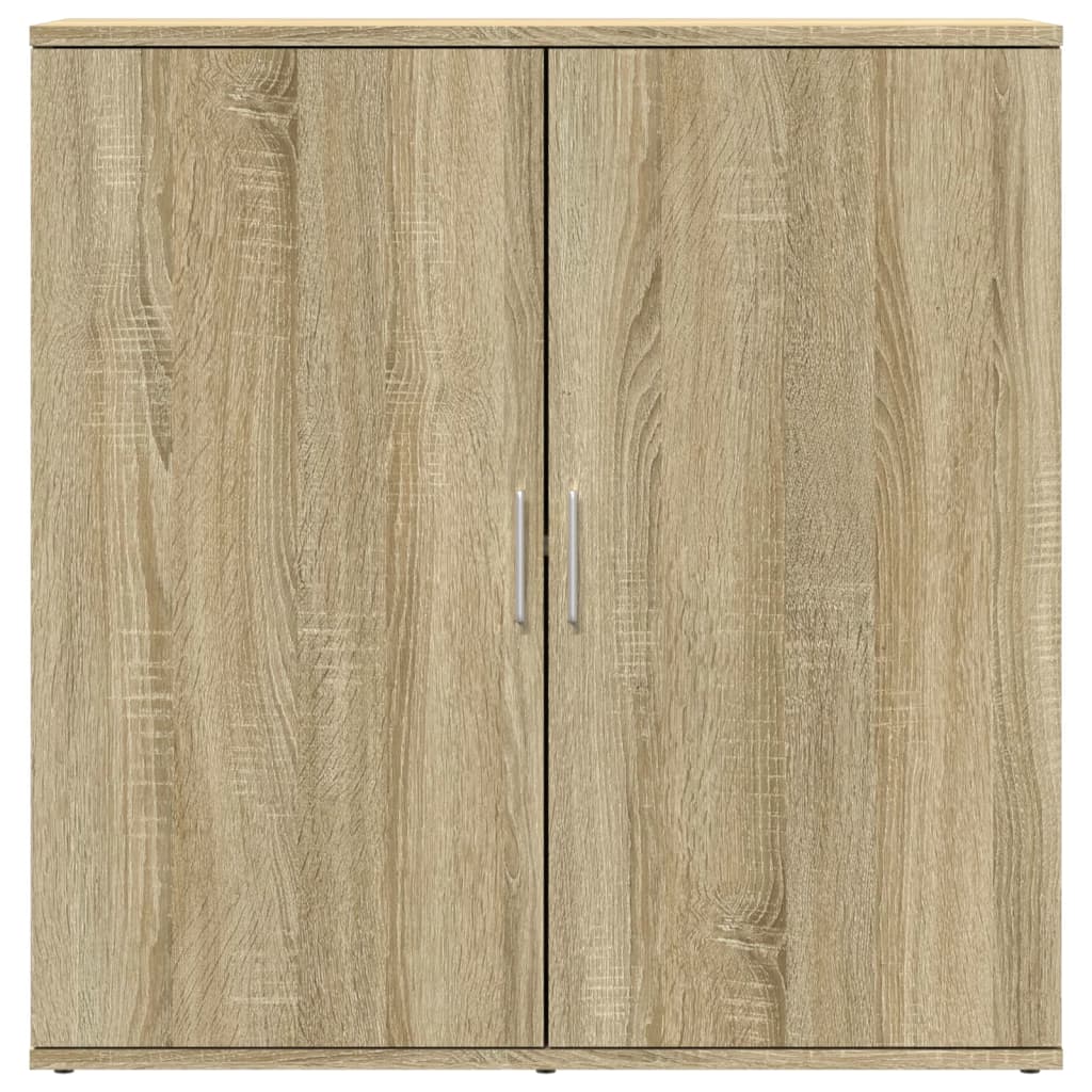 Šoninės spintelės, 2vnt., ąžuolo, 79x38x80cm, apdirbta mediena