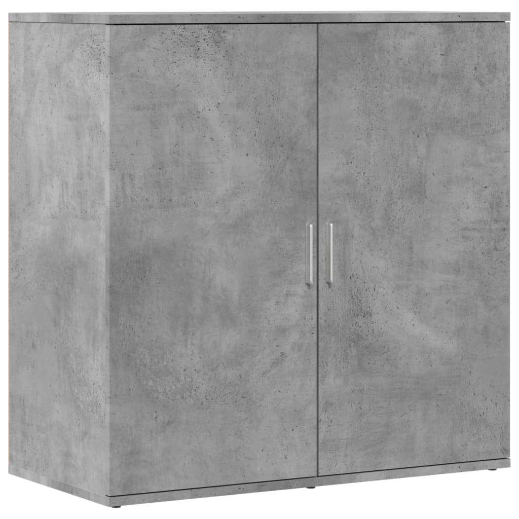 Šoninės spintelės, 2vnt., betono, 79x38x80cm, apdirbta mediena