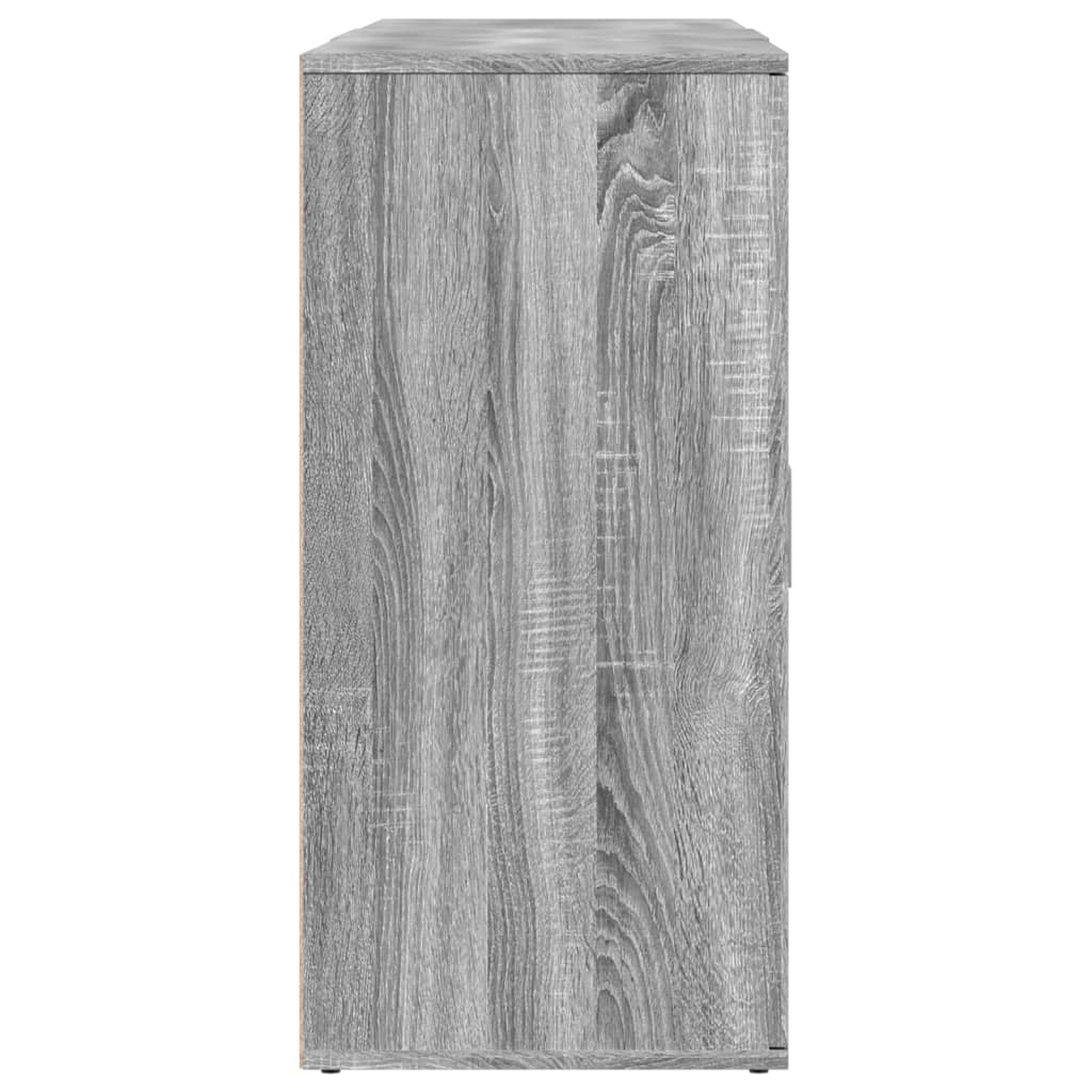 Sideboards, 3 pcs., grey oak, engineered wood