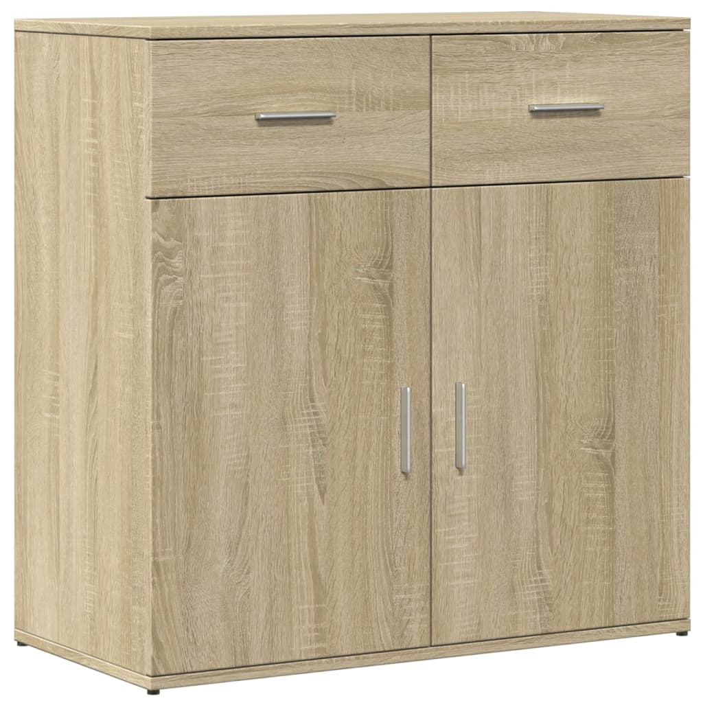 Sideboards, 2 pcs., oak, 79x38x80cm, treated wood