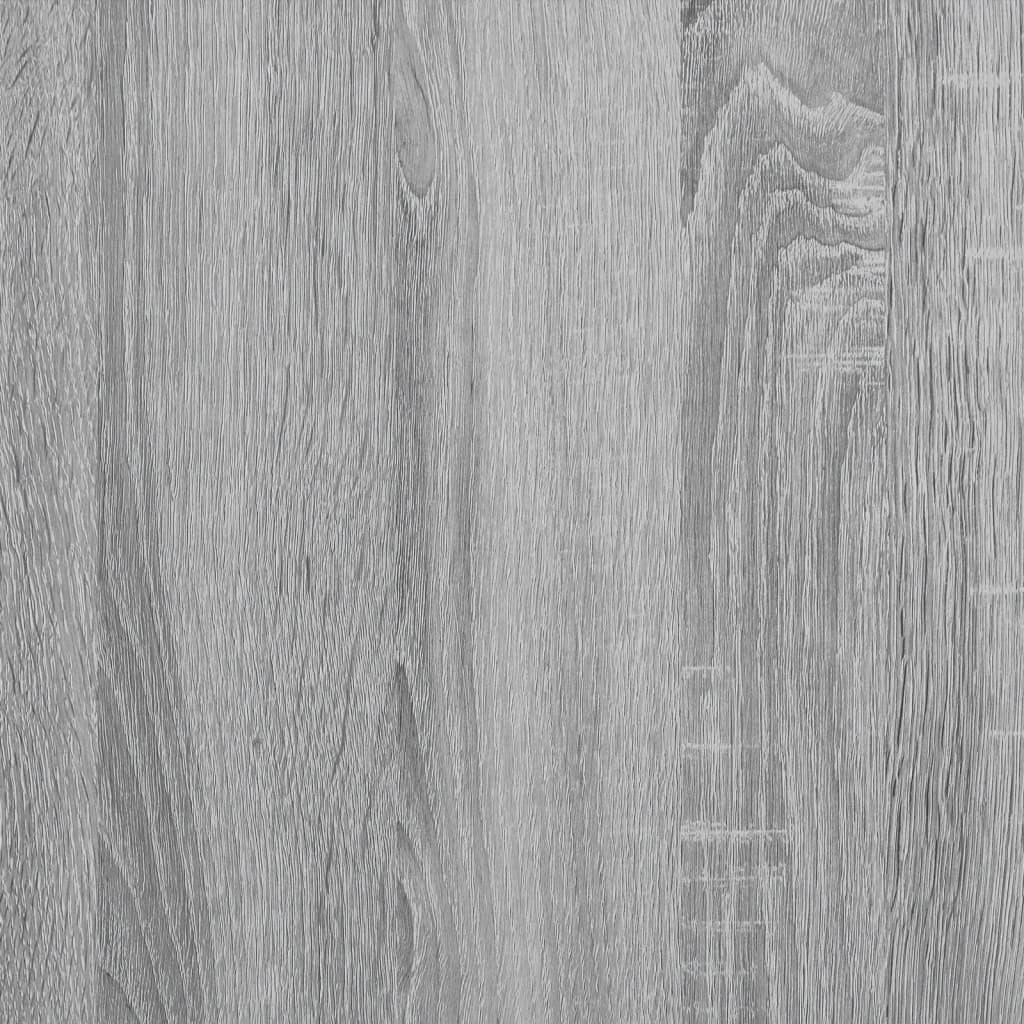 Šoninės spintelės, 2vnt., pilkos ąžuolo, 60x39x80cm, mediena