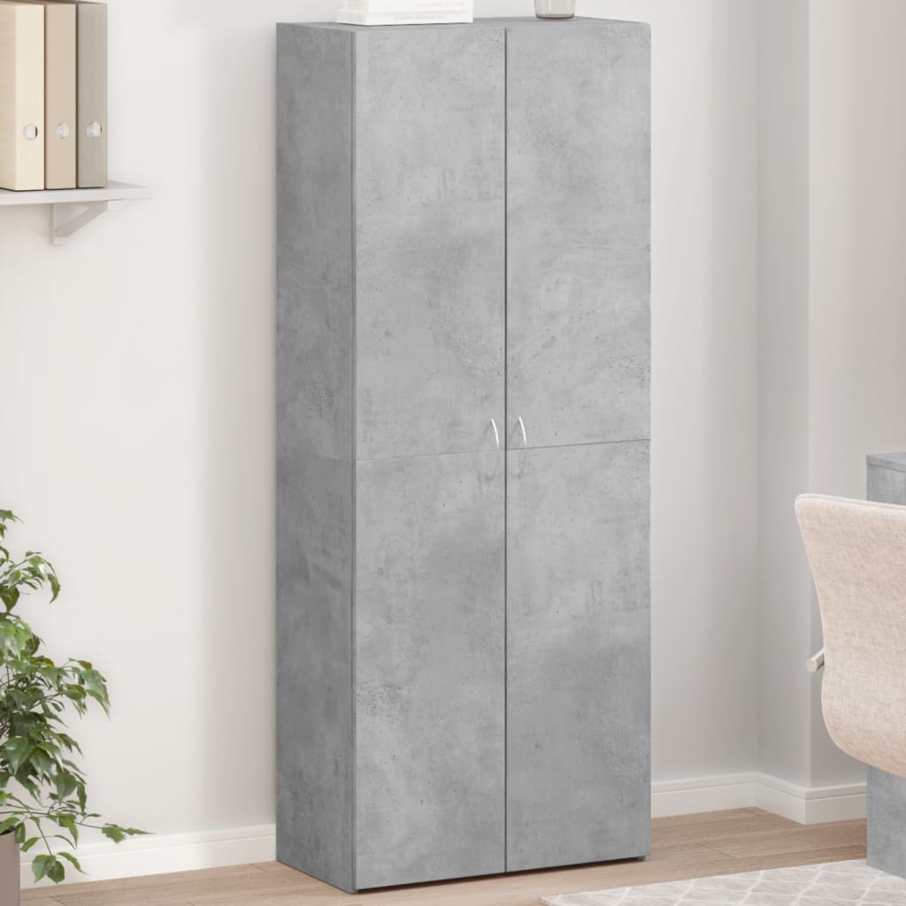 Spintelė dokumentams, betono, 60x32x153cm, apdirbta mediena