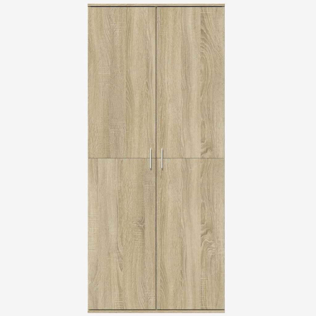 Chest of drawers, Sonoma oak, 80x35x180cm, engineered wood