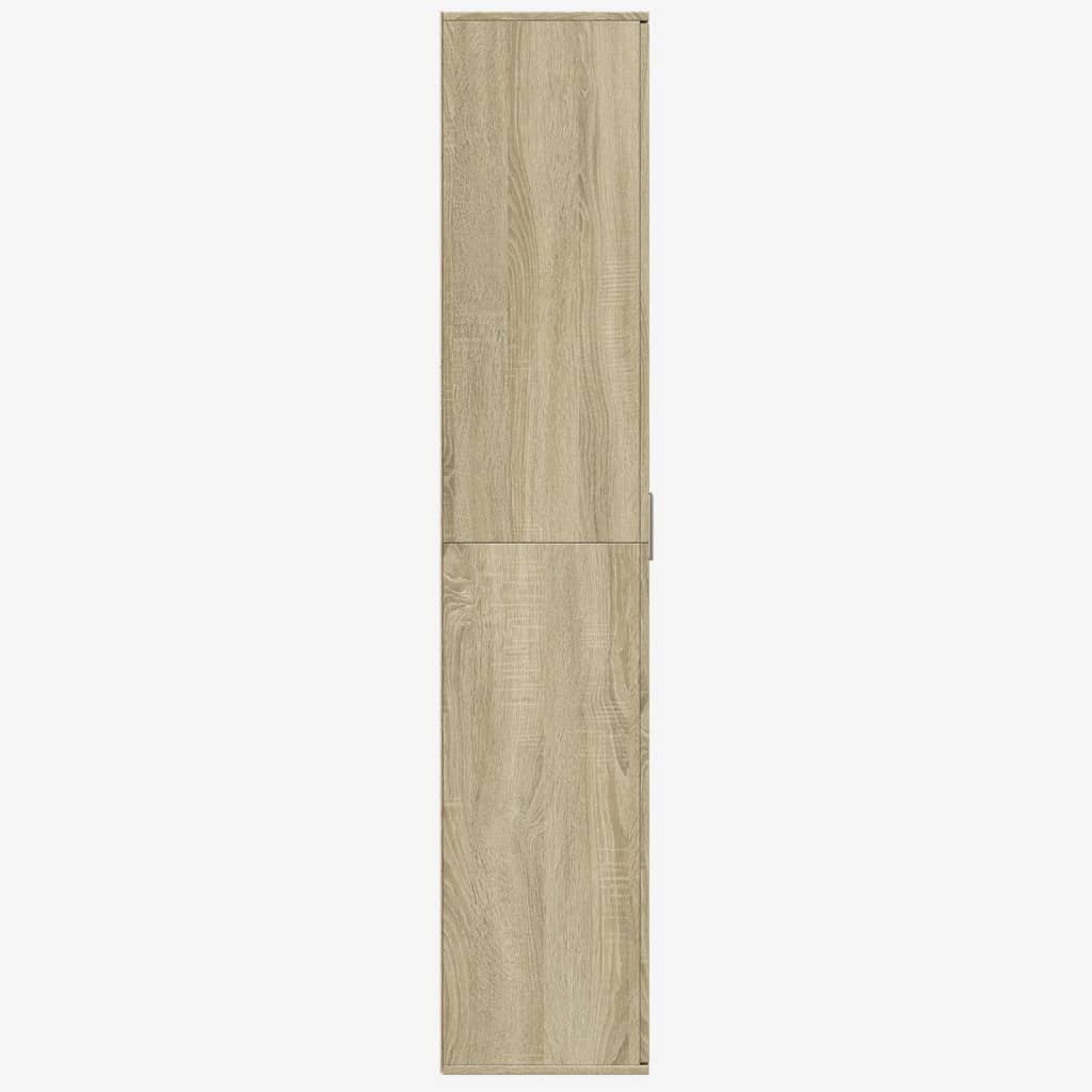 Chest of drawers, Sonoma oak, 80x35x180cm, engineered wood