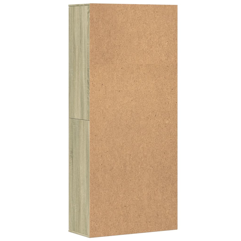 Chest of drawers, Sonoma oak, 80x35x180cm, engineered wood