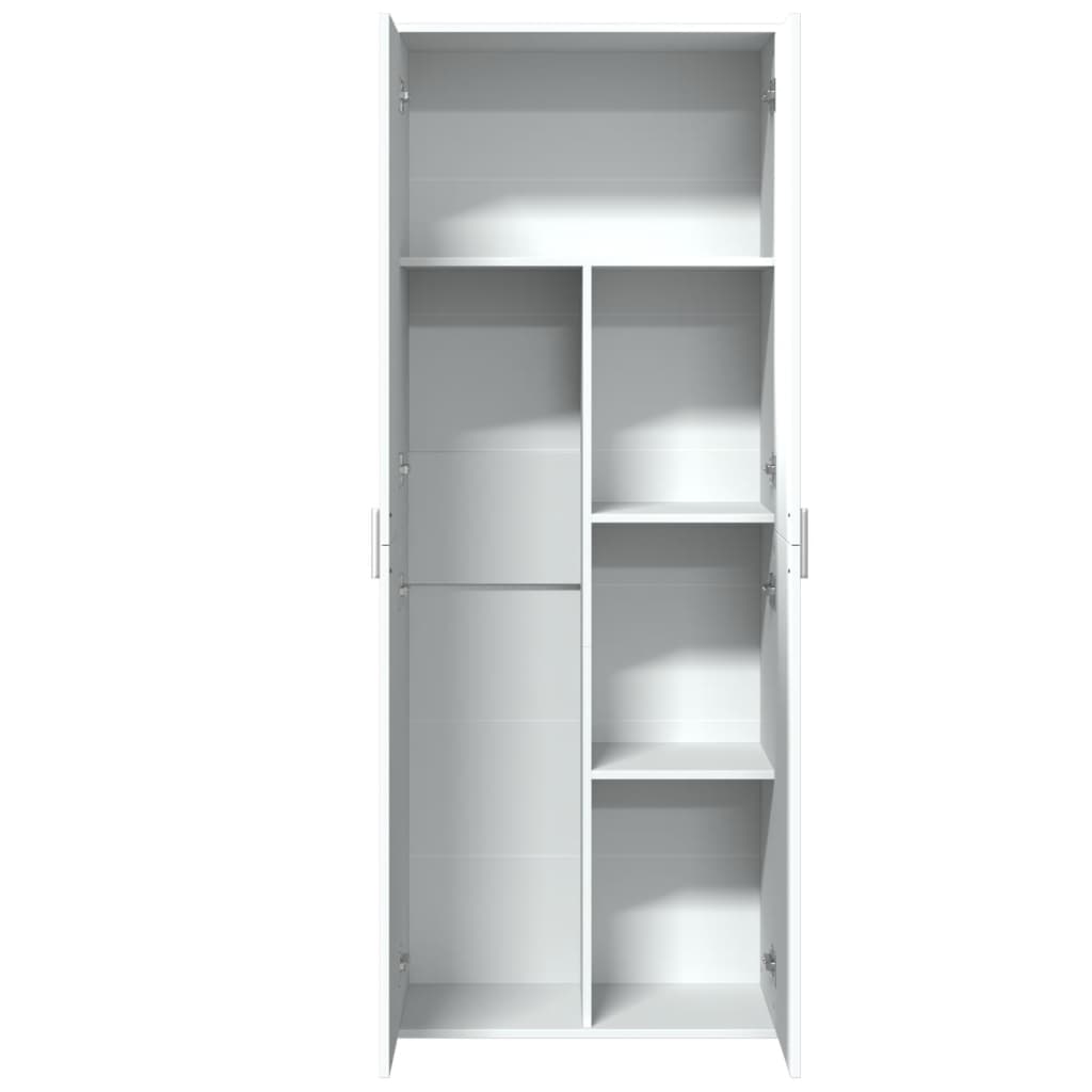 Komoda, baltos spalvos, 70x35x180cm, apdirbta mediena