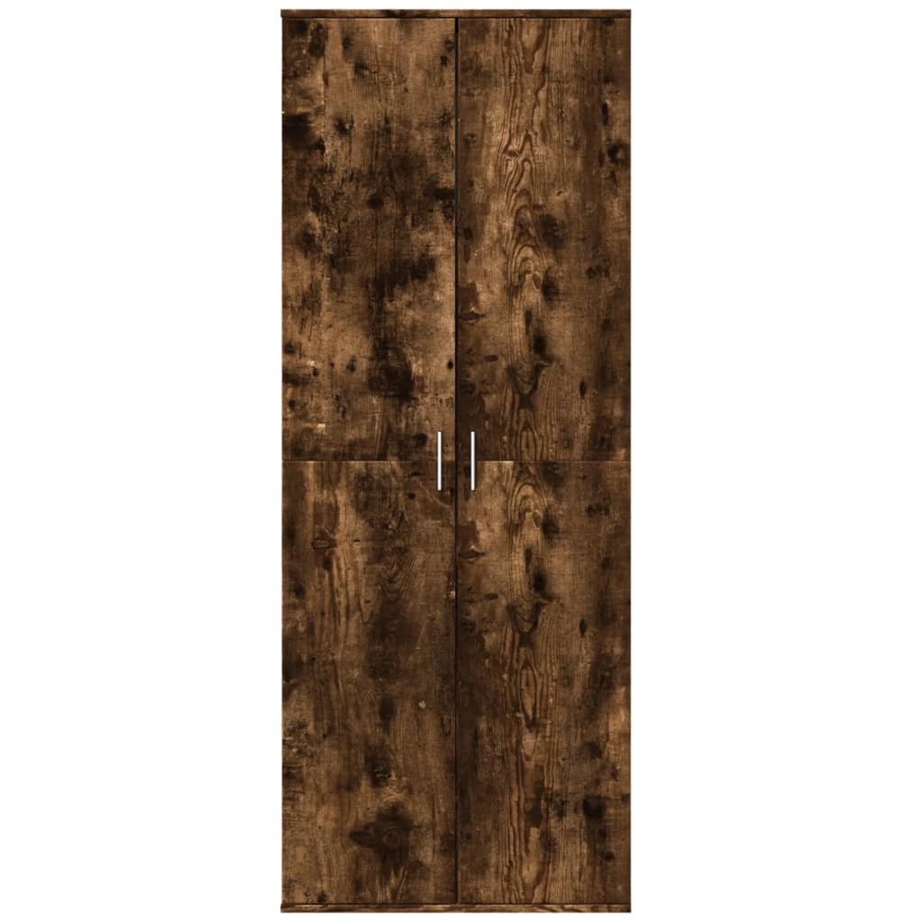 Komoda, dūminio ąžuolo spalvos, 70x35x180cm, apdirbta mediena