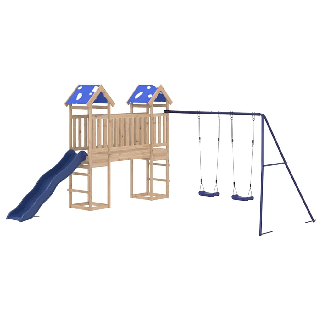 Outdoor play set, solid pine wood