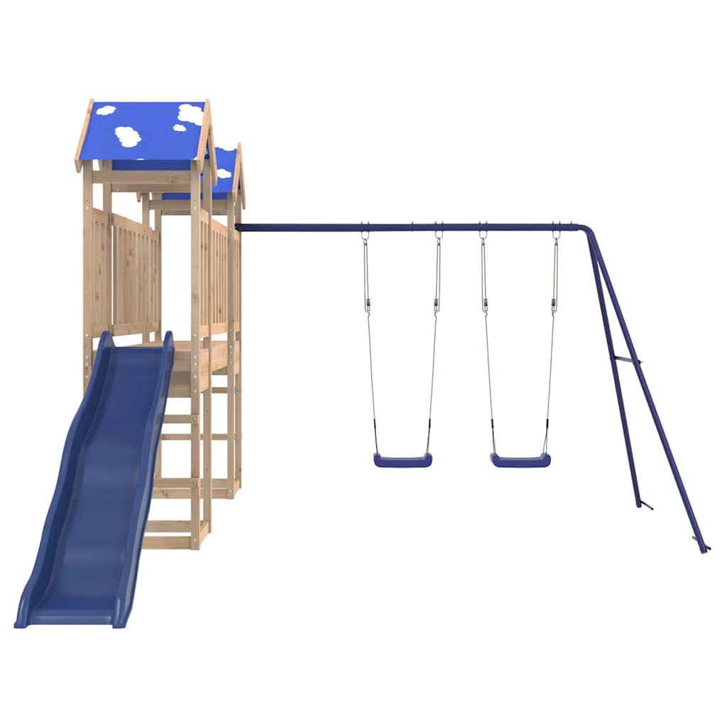 Outdoor play set, solid pine wood