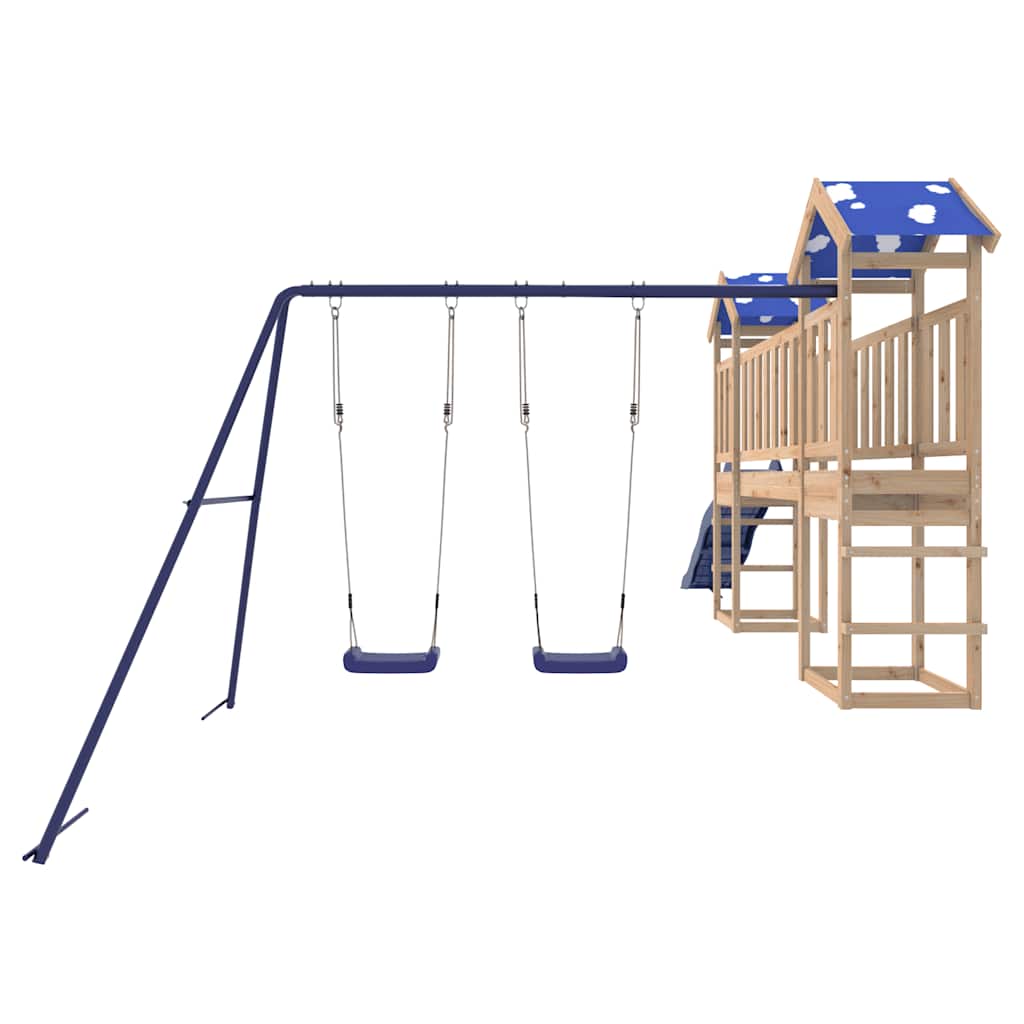 Outdoor play set, solid pine wood