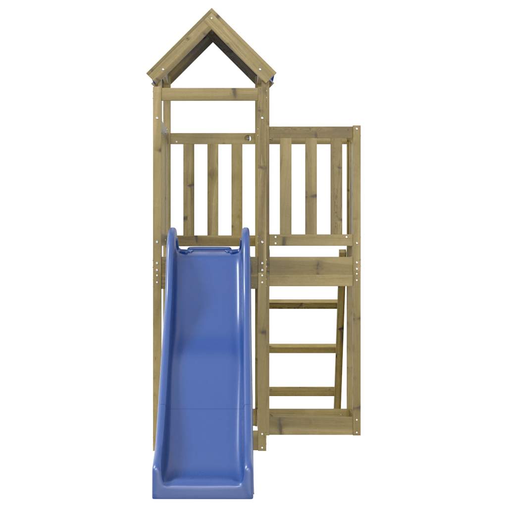 Outdoor playground set, impregnated pine wood