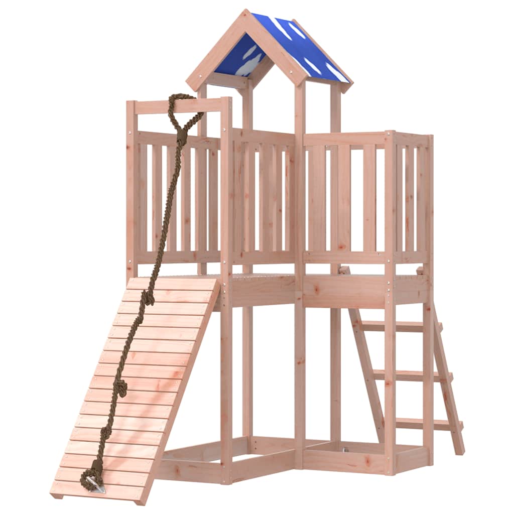 Outdoor play area set, solid Douglas fir