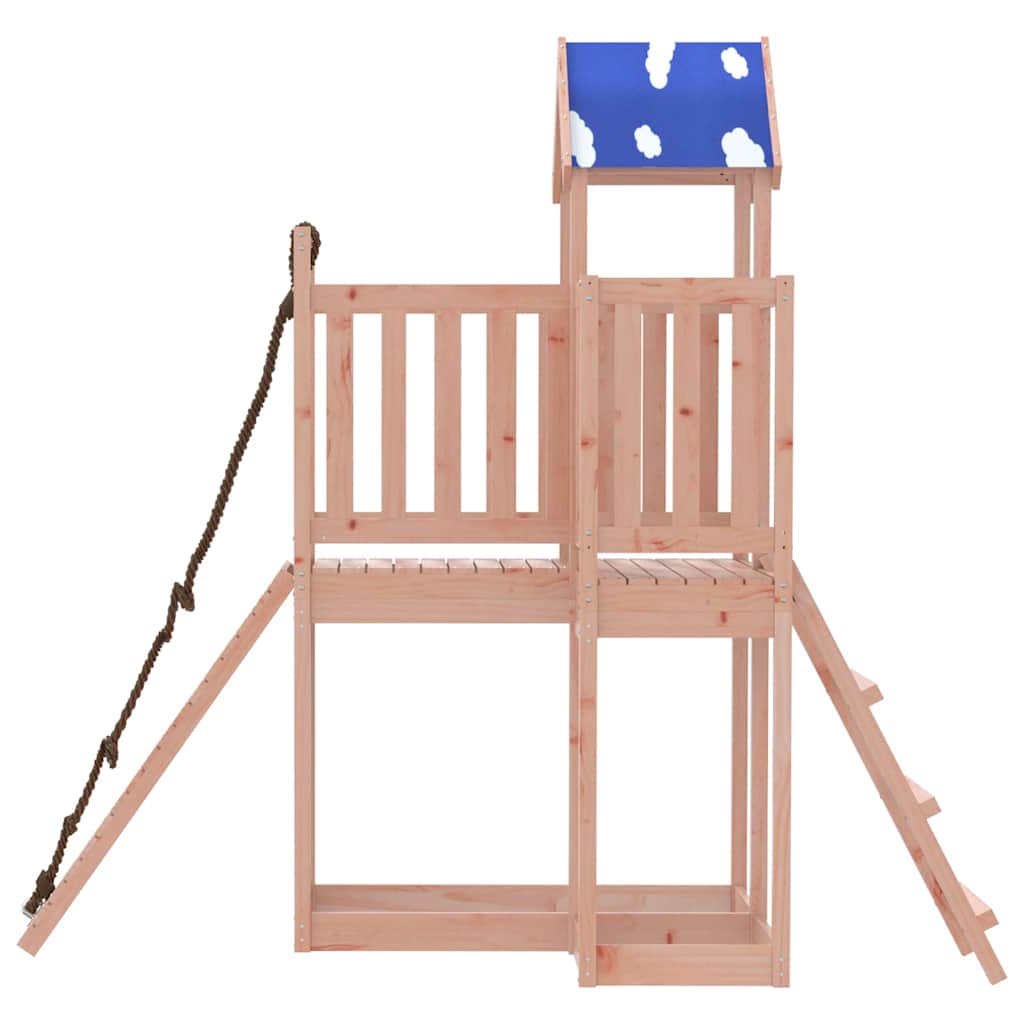 Outdoor play area set, solid Douglas fir