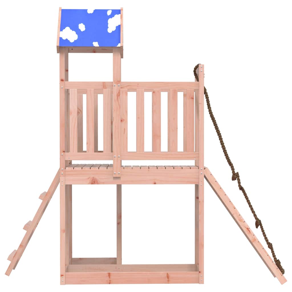 Outdoor play area set, solid Douglas fir