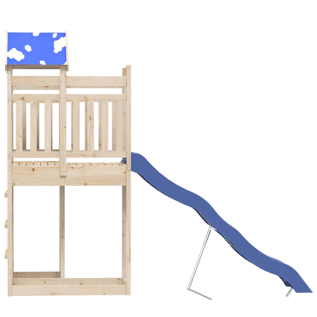 Outdoor play set, solid pine wood