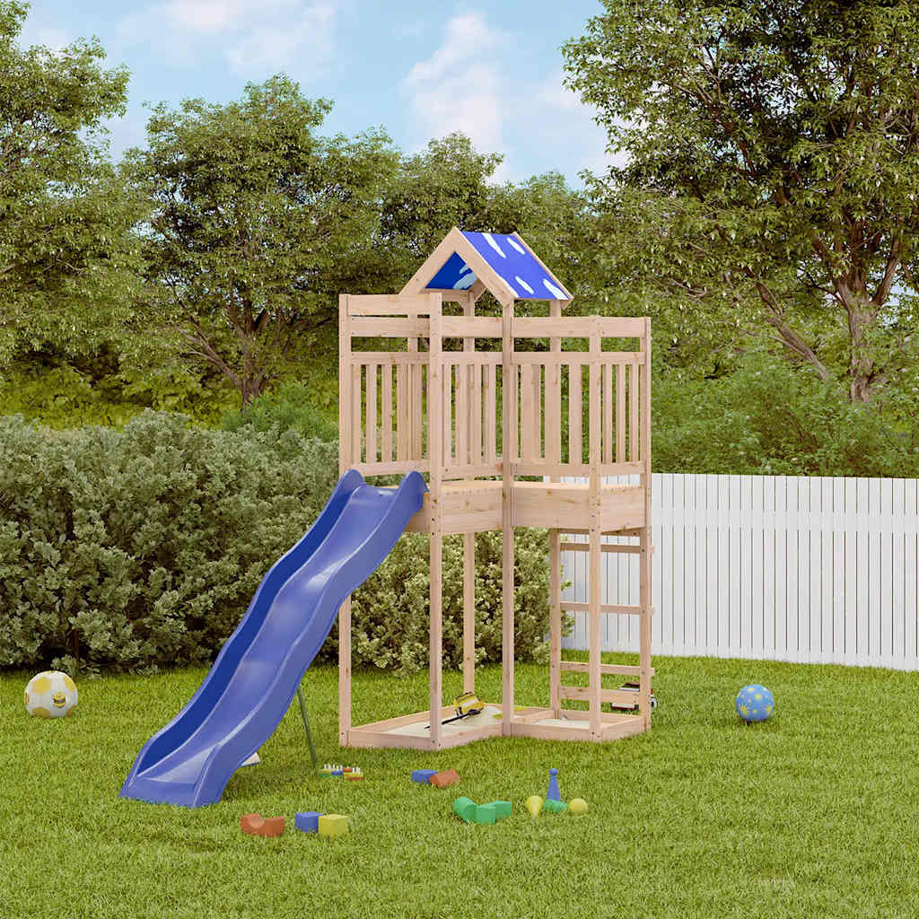 Outdoor play set, solid pine wood