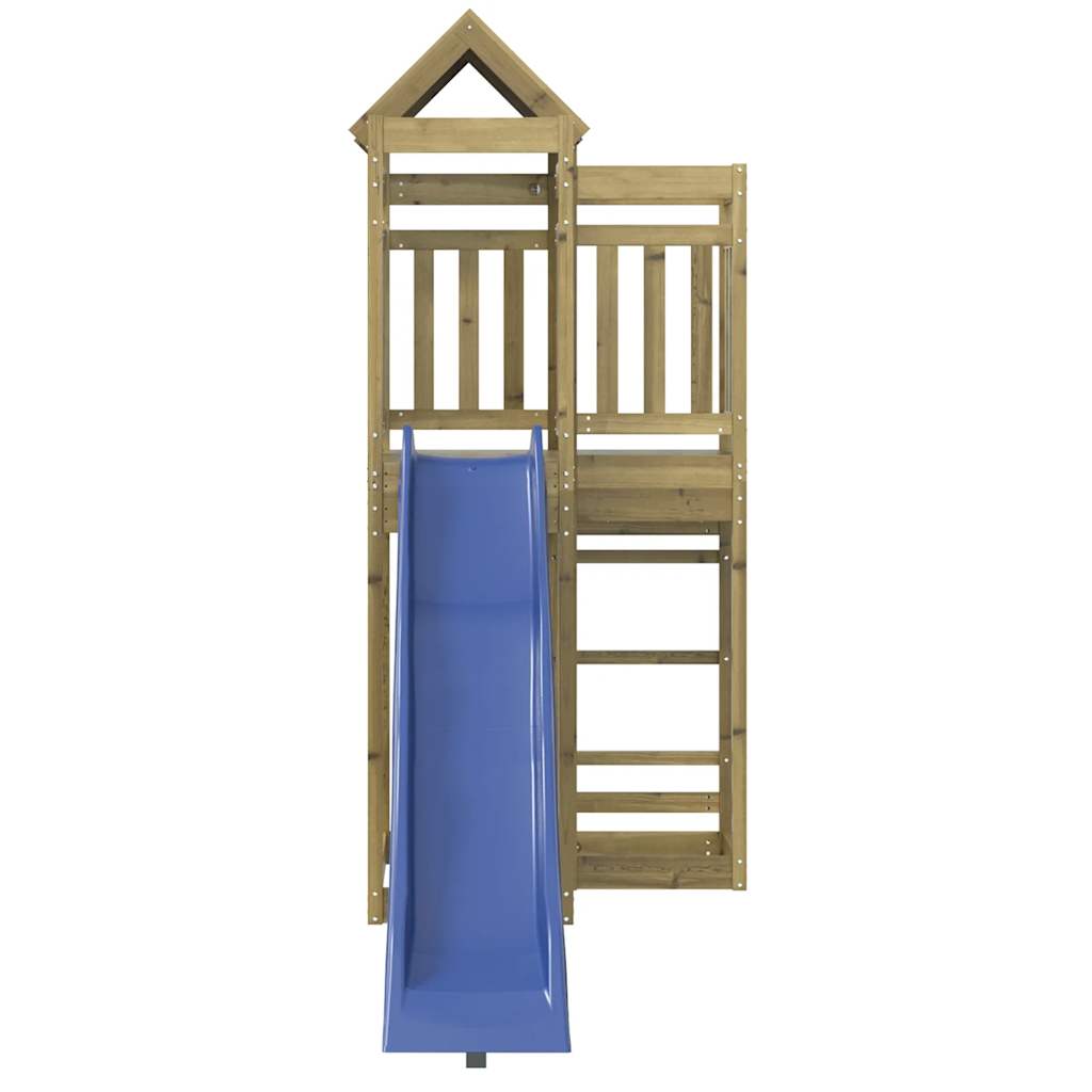 Outdoor playground set, impregnated pine wood