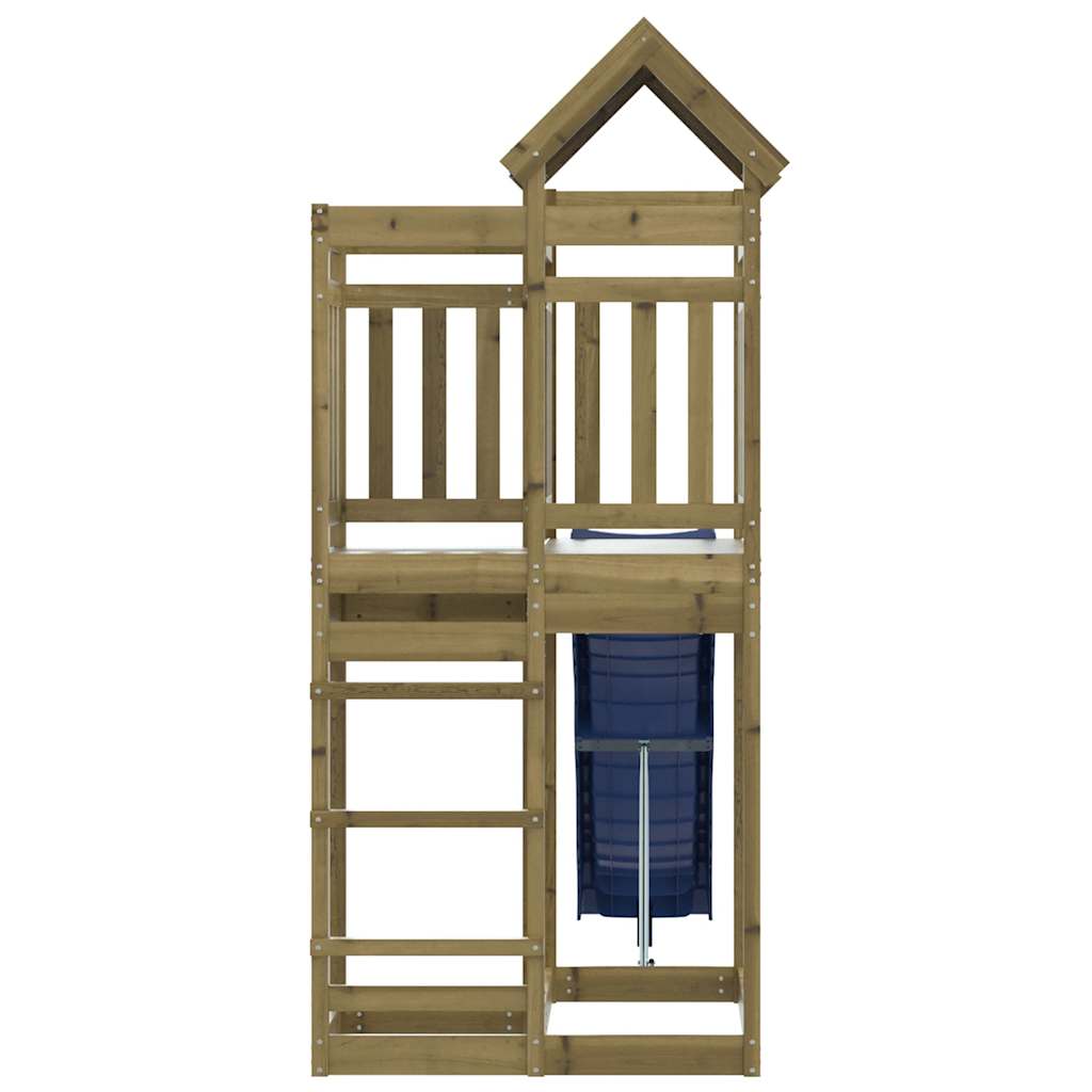 Outdoor playground set, impregnated pine wood