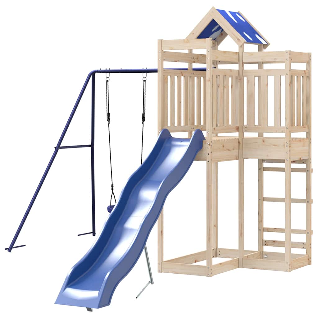 Outdoor play set, solid pine wood