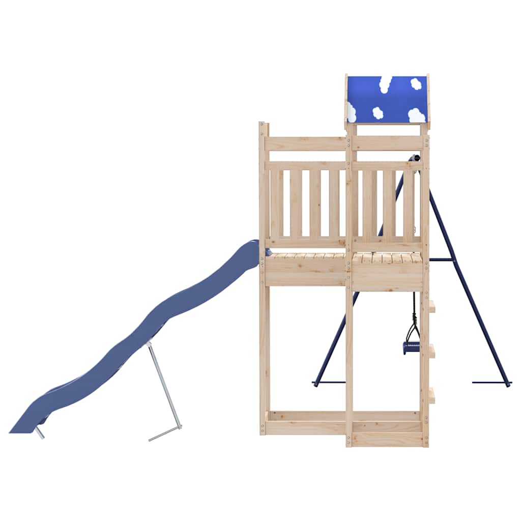 Outdoor play set, solid pine wood