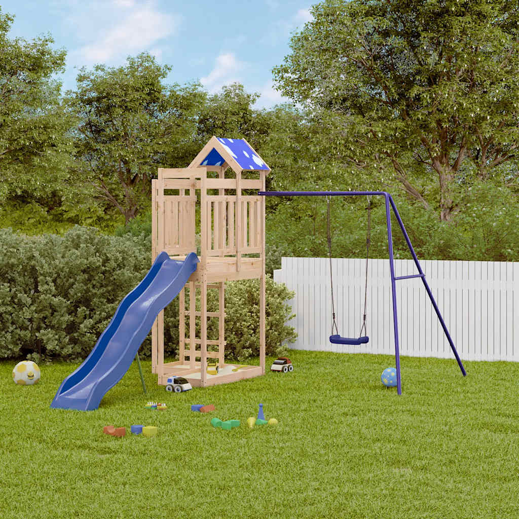 Outdoor play set, solid pine wood