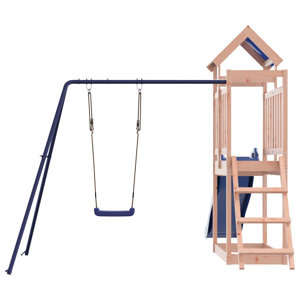 Outdoor play area set, solid Douglas fir