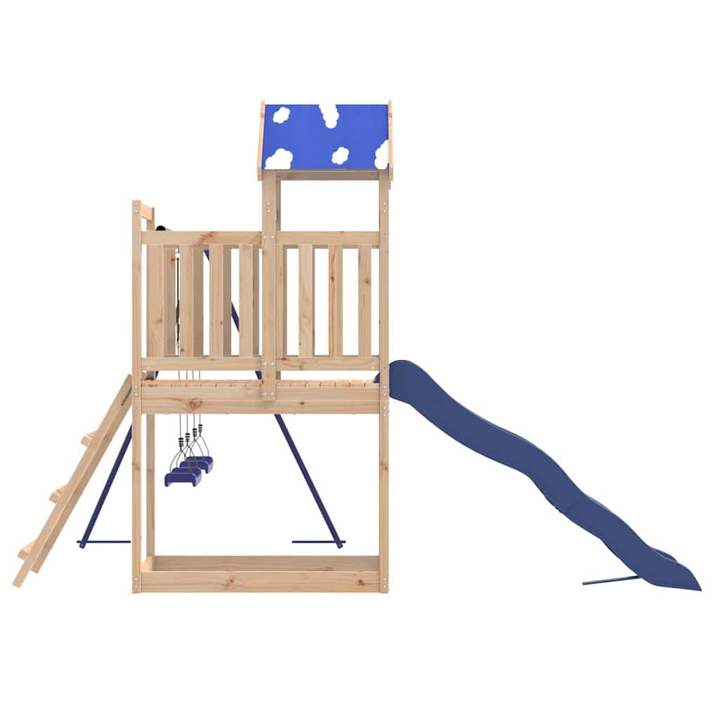 Outdoor play set, solid pine wood
