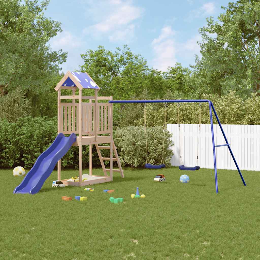 Outdoor play set, solid pine wood