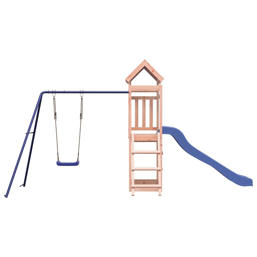Outdoor play area set, solid Douglas fir