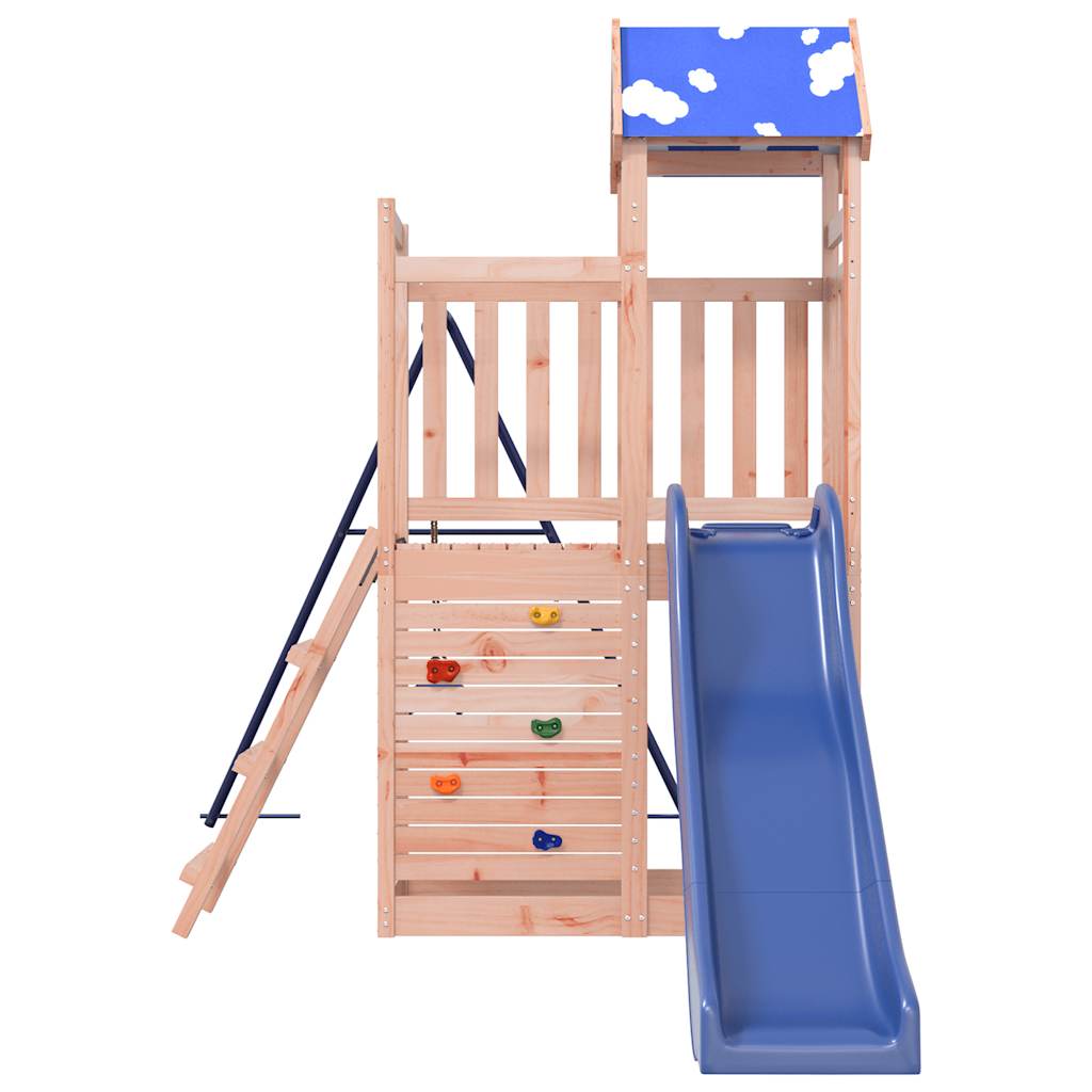 Outdoor play area set, solid Douglas fir
