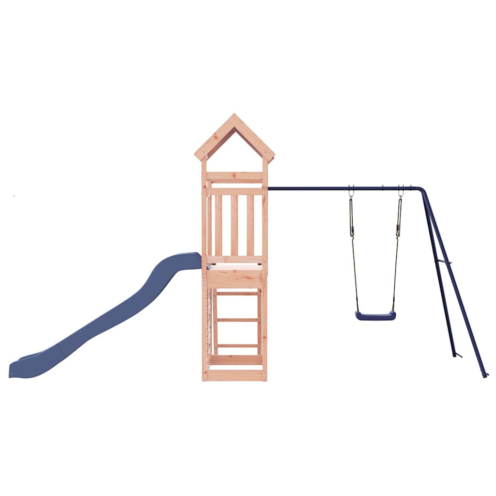 Outdoor play area set, solid Douglas fir
