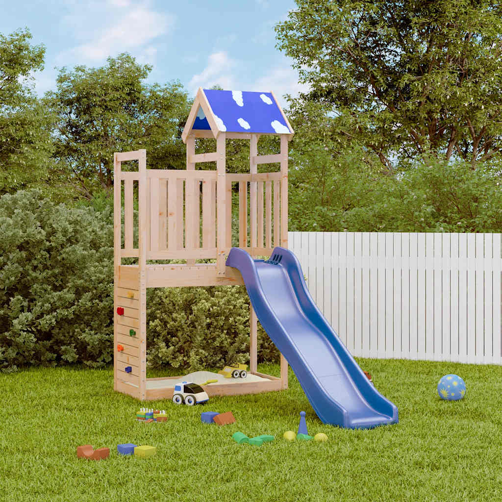 Outdoor play set, solid pine wood