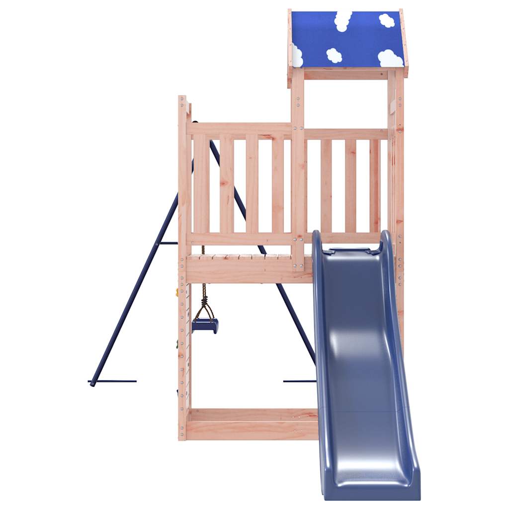 Outdoor play area set, solid Douglas fir