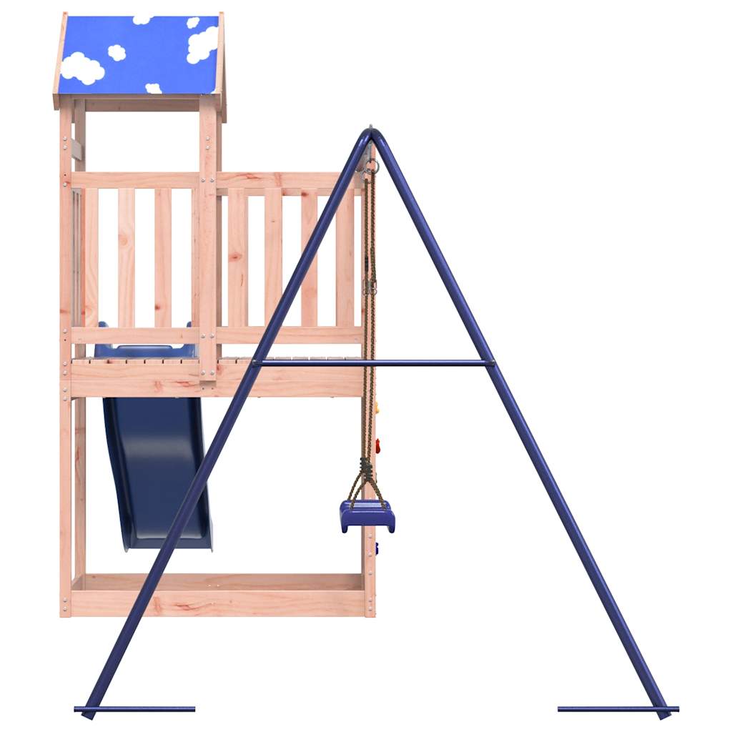 Outdoor play area set, solid Douglas fir