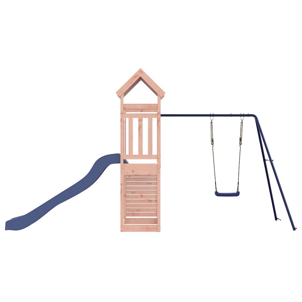 Outdoor play area set, solid Douglas fir