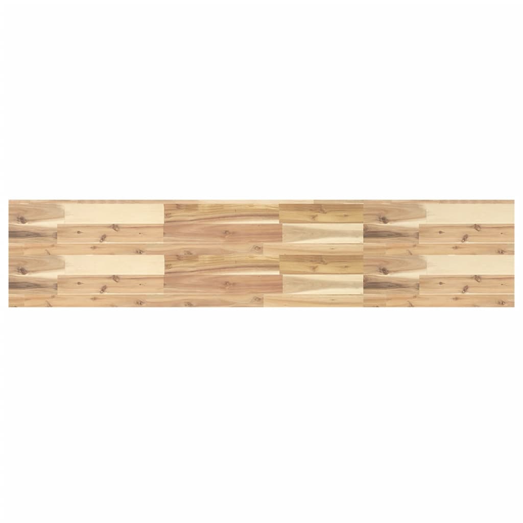 Piekaramie plaukti, 3 gab., 120x30x4cm, neapstrādāta akācija