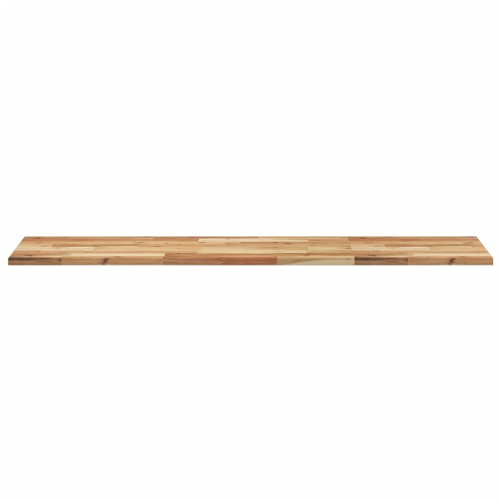 Wall shelves, 3 pcs, 140x40x2cm, acacia solid wood