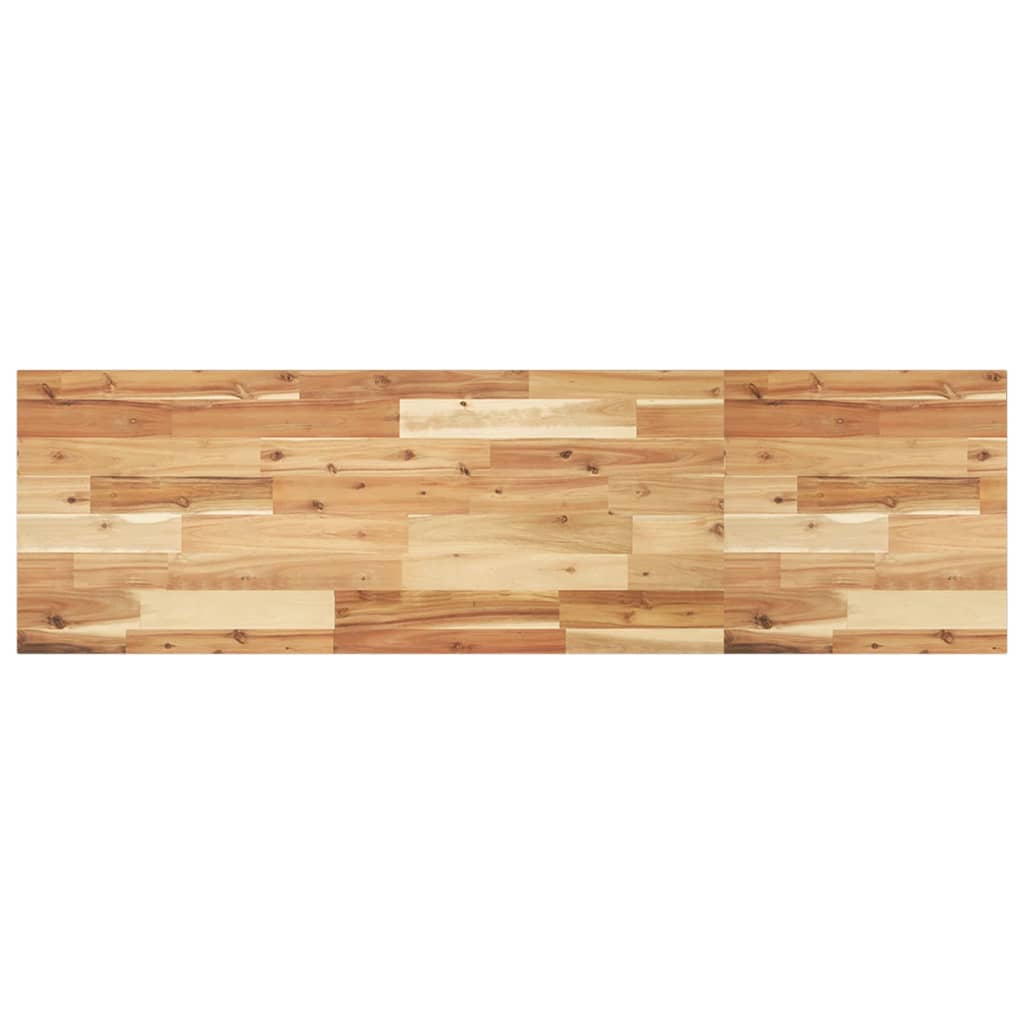 Wall shelves, 3 pcs, 140x40x2cm, acacia solid wood