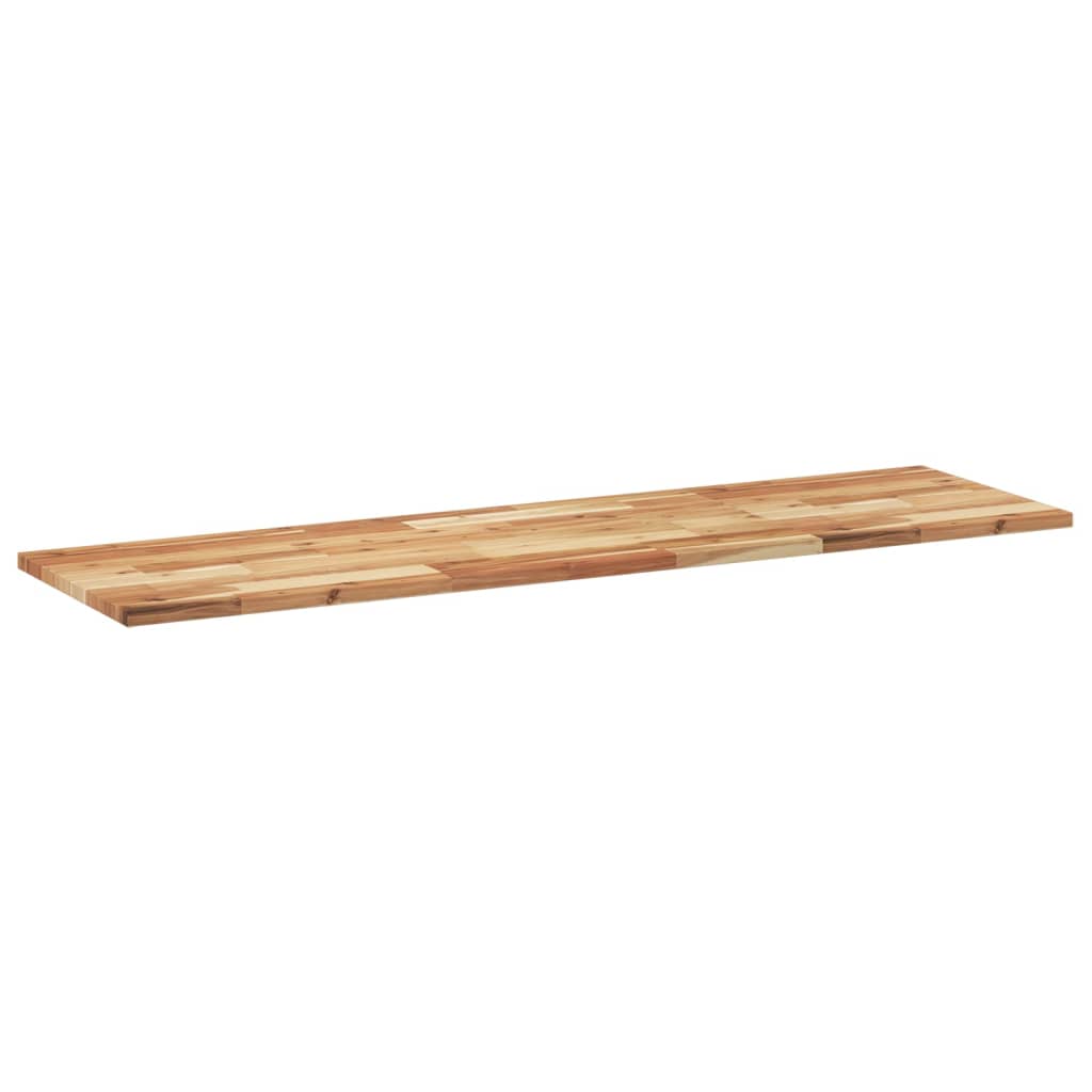 Wall shelves, 4 pcs., 140x40x2cm, solid acacia