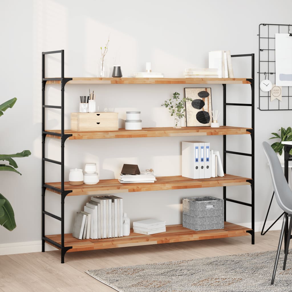 Wall shelf, 160x40x4cm, acacia, oiled