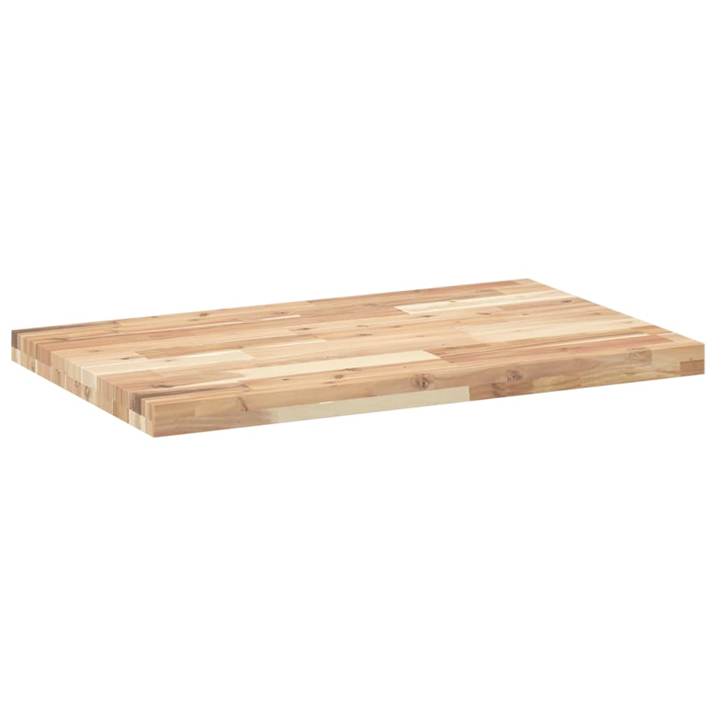 Bathroom cabinet top, 80x50x4cm, solid acacia