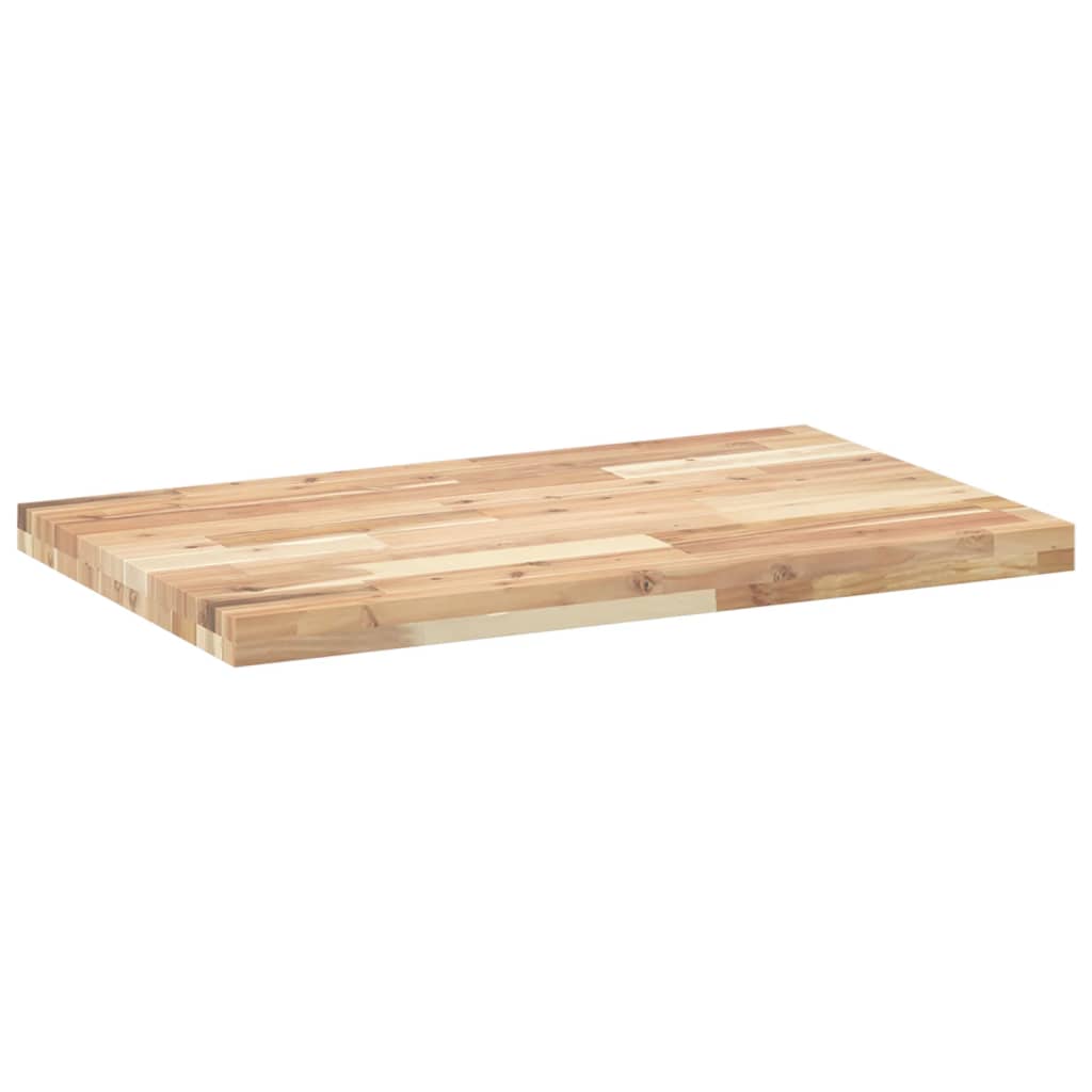 Bathroom cabinet top, 80x50x4cm, solid acacia