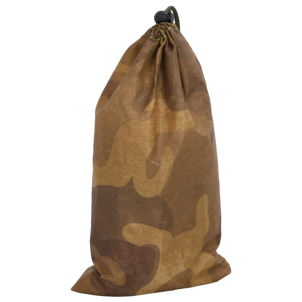 Camouflage net with bag, sand, 724x515cm