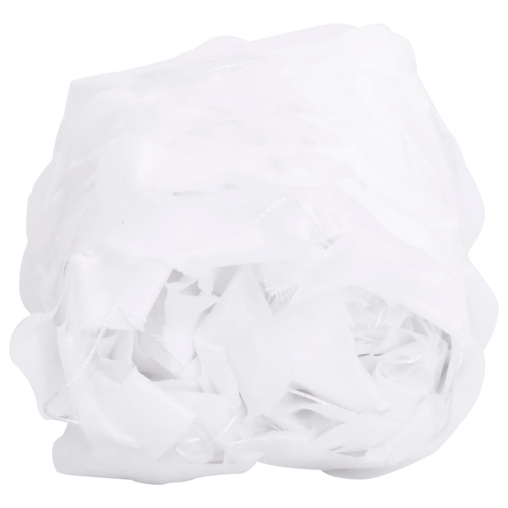 Camouflage net with bag, white, 519x142cm