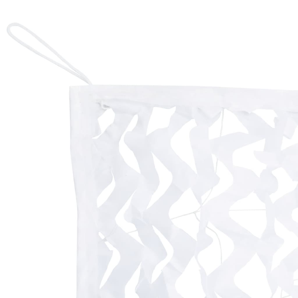 Camouflage net with bag, white, 519x142cm