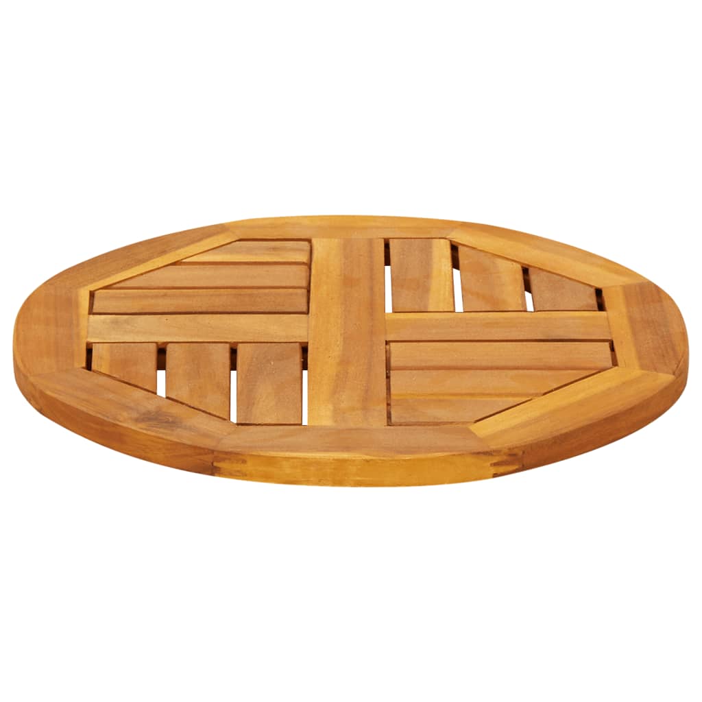 Galda virsma, Ø40x2 cm, akācijas koka masīvs, apaļa