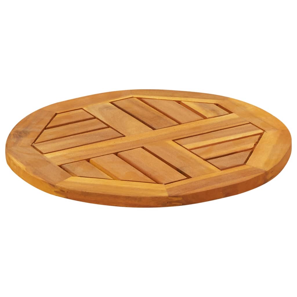 Galda virsma, Ø40x2 cm, akācijas koka masīvs, apaļa