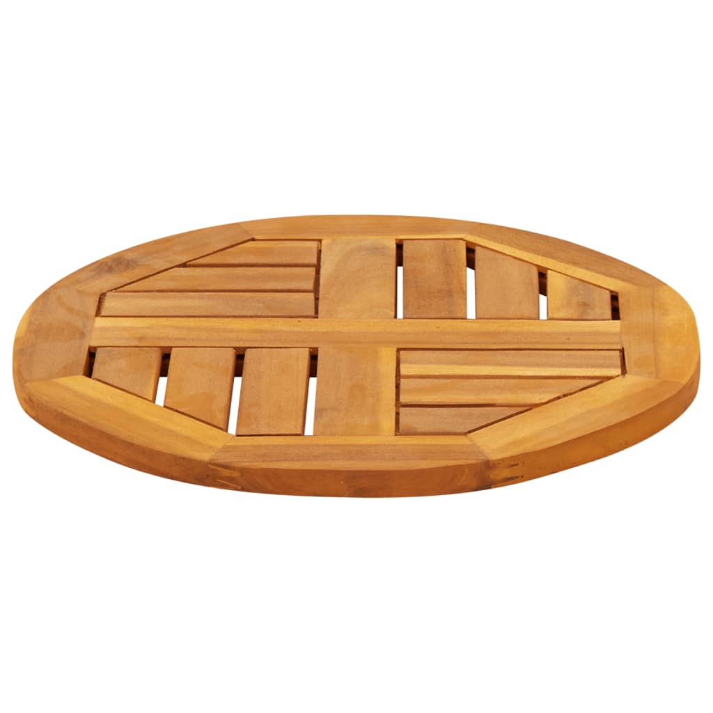 Galda virsma, Ø40x2 cm, akācijas koka masīvs, apaļa